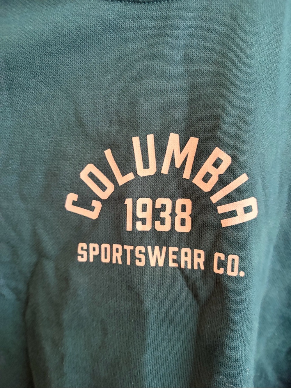 Columbia Dark Teal Crewneck Sweater
